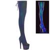 Pleaser - ADORE3008REFL Cuissardes à plateforme - Multicolore Product image